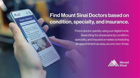 mount sinai schedule appointment
